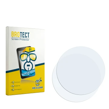 Vorderseite einer Produktverpackung mit dem Markenlogo BROTECT. Daneben ist der zugehörige Displayschutz.
