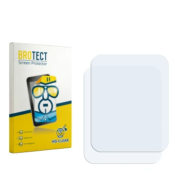 Vorderseite einer Produktverpackung mit dem Markenlogo BROTECT. Daneben ist der zugehörige Displayschutz.