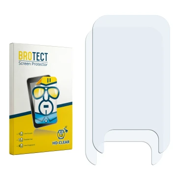 Vorderseite einer Produktverpackung mit dem Markenlogo BROTECT. Daneben ist der zugehörige Displayschutz.