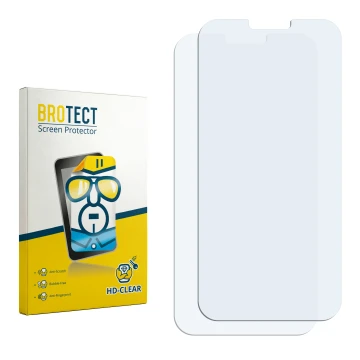 Vorderseite einer Produktverpackung mit dem Markenlogo BROTECT. Daneben ist der zugehörige Displayschutz.