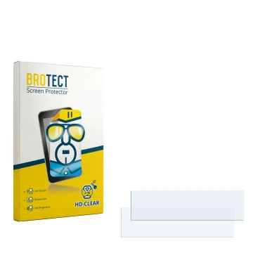 Vorderseite einer Produktverpackung mit dem Markenlogo BROTECT. Daneben ist der zugehörige Displayschutz.
