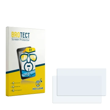 Vorderseite einer Produktverpackung mit dem Markenlogo BROTECT. Daneben ist der zugehörige Displayschutz.