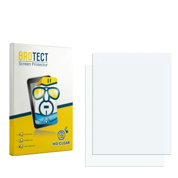 Vorderseite einer Produktverpackung mit dem Markenlogo BROTECT. Daneben ist der zugehörige Displayschutz.