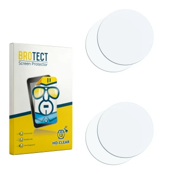 Vorderseite einer Produktverpackung mit dem Markenlogo BROTECT. Daneben ist der zugehörige Displayschutz.