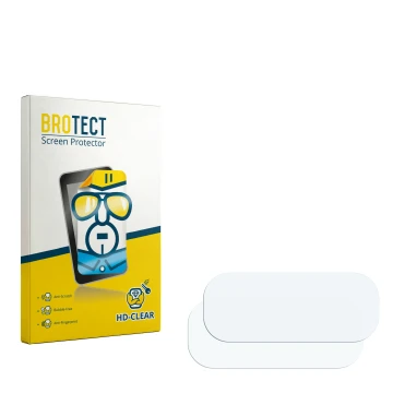 Vorderseite einer Produktverpackung mit dem Markenlogo BROTECT. Daneben ist der zugehörige Displayschutz.