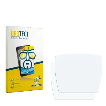 Vorderseite einer Produktverpackung mit dem Markenlogo BROTECT. Daneben ist der zugehörige Displayschutz.