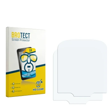 Vorderseite einer Produktverpackung mit dem Markenlogo BROTECT. Daneben ist der zugehörige Displayschutz.