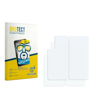 Vorderseite einer Produktverpackung mit dem Markenlogo BROTECT. Daneben ist der zugehörige Displayschutz.