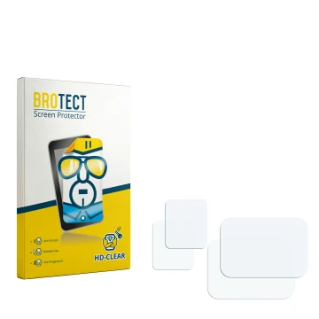 Vorderseite einer Produktverpackung mit dem Markenlogo BROTECT. Daneben ist der zugehörige Displayschutz.
