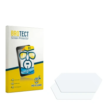 Vorderseite einer Produktverpackung mit dem Markenlogo BROTECT. Daneben ist der zugehörige Displayschutz.