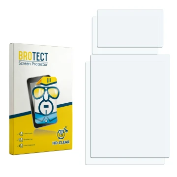 Vorderseite einer Produktverpackung mit dem Markenlogo BROTECT. Daneben ist der zugehörige Displayschutz.