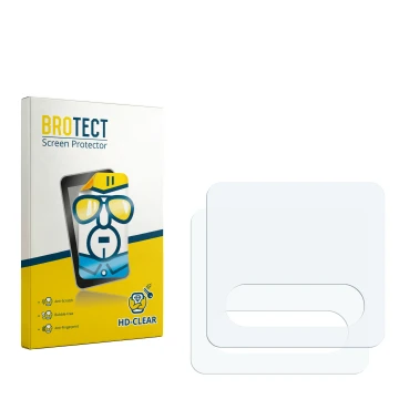 Vorderseite einer Produktverpackung mit dem Markenlogo BROTECT. Daneben ist der zugehörige Displayschutz.