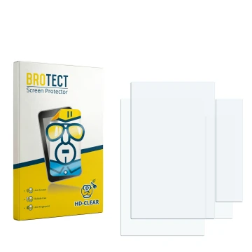Vorderseite einer Produktverpackung mit dem Markenlogo BROTECT. Daneben ist der zugehörige Displayschutz.