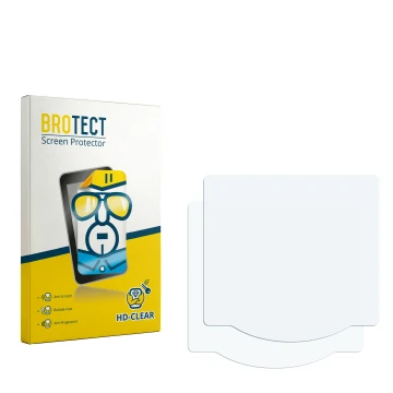Vorderseite einer Produktverpackung mit dem Markenlogo BROTECT. Daneben ist der zugehörige Displayschutz.