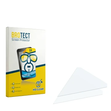 Vorderseite einer Produktverpackung mit dem Markenlogo BROTECT. Daneben ist der zugehörige Displayschutz.