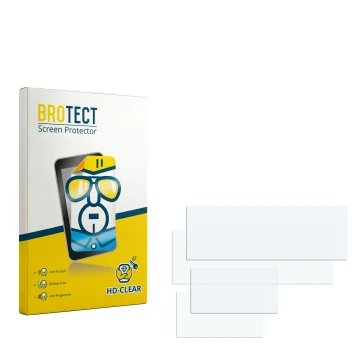 Vorderseite einer Produktverpackung mit dem Markenlogo BROTECT. Daneben ist der zugehörige Displayschutz.