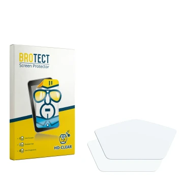 Vorderseite einer Produktverpackung mit dem Markenlogo BROTECT. Daneben ist der zugehörige Displayschutz.