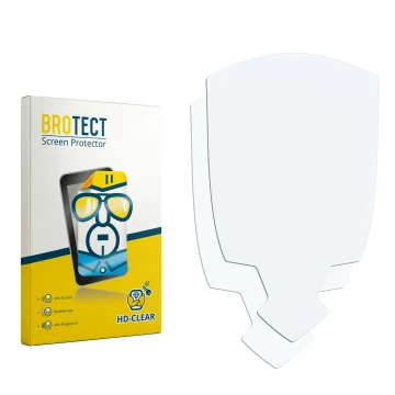 Vorderseite einer Produktverpackung mit dem Markenlogo BROTECT. Daneben ist der zugehörige Displayschutz.