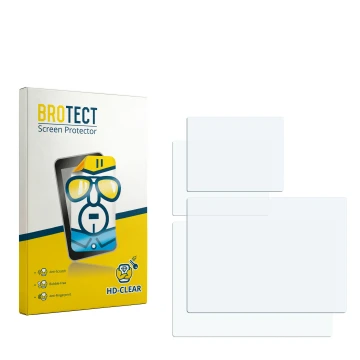 Vorderseite einer Produktverpackung mit dem Markenlogo BROTECT. Daneben ist der zugehörige Displayschutz.