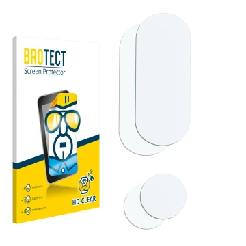 Vorderseite einer Produktverpackung mit dem Markenlogo BROTECT. Daneben ist der zugehörige Displayschutz.