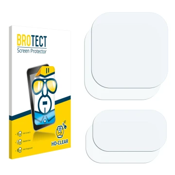 Vorderseite einer Produktverpackung mit dem Markenlogo BROTECT. Daneben ist der zugehörige Displayschutz.