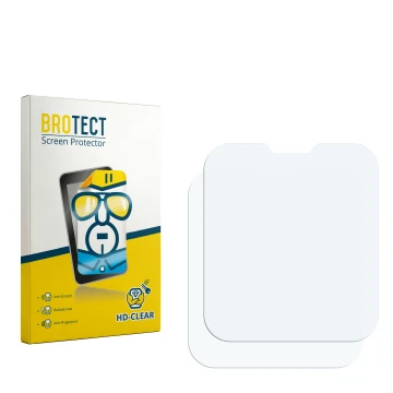 Vorderseite einer Produktverpackung mit dem Markenlogo BROTECT. Daneben ist der zugehörige Displayschutz.