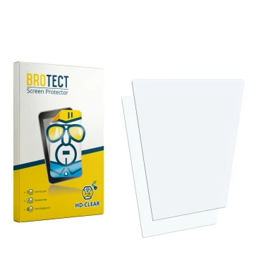 Vorderseite einer Produktverpackung mit dem Markenlogo BROTECT. Daneben ist der zugehörige Displayschutz.