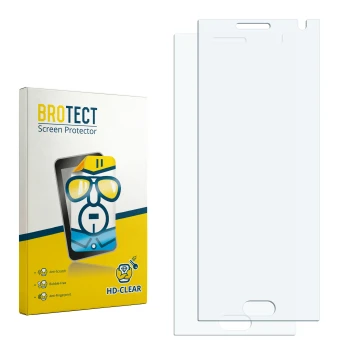 Vorderseite einer Produktverpackung mit dem Markenlogo BROTECT. Daneben ist der zugehörige Displayschutz.