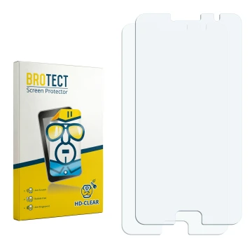 Vorderseite einer Produktverpackung mit dem Markenlogo BROTECT. Daneben ist der zugehörige Displayschutz.