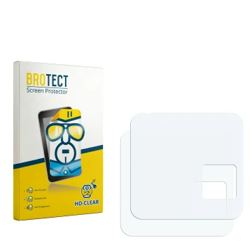 Vorderseite einer Produktverpackung mit dem Markenlogo BROTECT. Daneben ist der zugehörige Displayschutz.