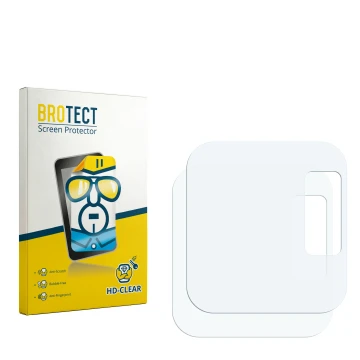 Vorderseite einer Produktverpackung mit dem Markenlogo BROTECT. Daneben ist der zugehörige Displayschutz.