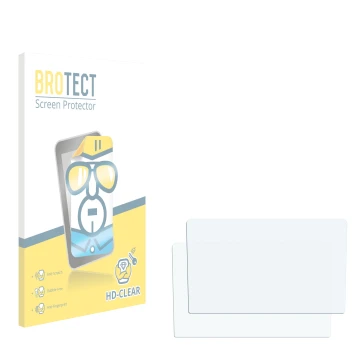 Vorderseite einer Produktverpackung mit dem Markenlogo BROTECT. Daneben ist der zugehörige Displayschutz.