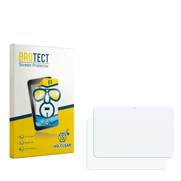 Vorderseite einer Produktverpackung mit dem Markenlogo BROTECT. Daneben ist der zugehörige Displayschutz.