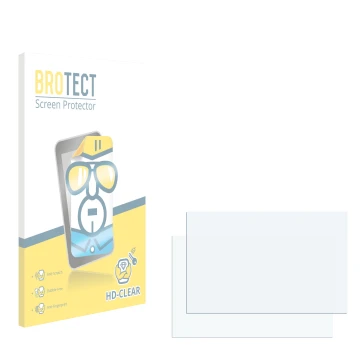 Vorderseite einer Produktverpackung mit dem Markenlogo BROTECT. Daneben ist der zugehörige Displayschutz.