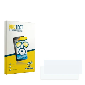 Vorderseite einer Produktverpackung mit dem Markenlogo BROTECT. Daneben ist der zugehörige Displayschutz.