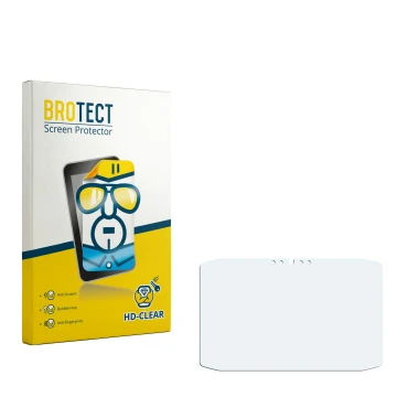 Vorderseite einer Produktverpackung mit dem Markenlogo BROTECT. Daneben ist der zugehörige Displayschutz.