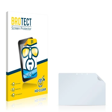 Vorderseite einer Produktverpackung mit dem Markenlogo BROTECT. Daneben ist der zugehörige Displayschutz.