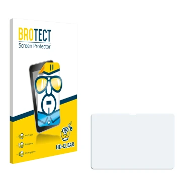 Vorderseite einer Produktverpackung mit dem Markenlogo BROTECT. Daneben ist der zugehörige Displayschutz.