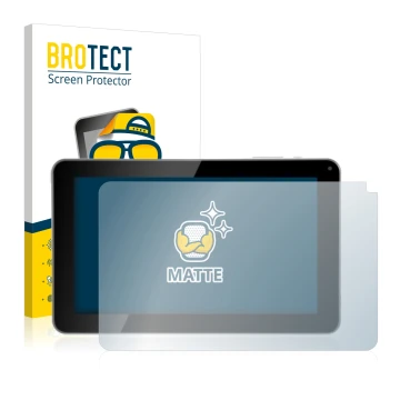 Vorderseite einer Produktverpackung mit dem Markenlogo BROTECT. Daneben ist das Gerät Kliver Klipad 9