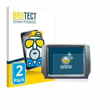 Vorderseite einer Produktverpackung mit dem Markenlogo BROTECT. Daneben ist das Gerät Uconnect 8.4