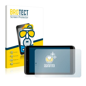 Vorderseite einer Produktverpackung mit dem Markenlogo BROTECT. Daneben ist das Gerät Tesco hudl2 mit dem zugehörigen Displays