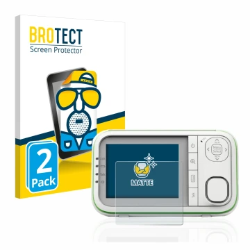 Vorderseite einer Produktverpackung mit dem Markenlogo BROTECT. Daneben ist das Gerät Belkin Baby 1000 Babyphone mit dem zugeh