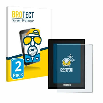 Vorderseite einer Produktverpackung mit dem Markenlogo BROTECT. Daneben ist das Gerät Yamaha LCD Display (E-Bike Display) mit 