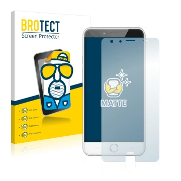 Vorderseite einer Produktverpackung mit dem Markenlogo BROTECT. Daneben ist das Gerät Ulefone Be Touch 2 mit dem zugehörigen D