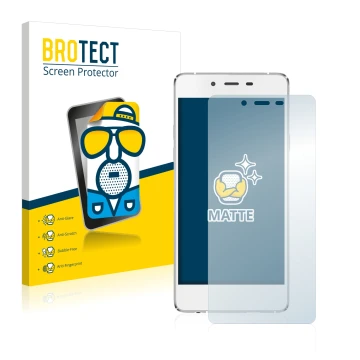 Vorderseite einer Produktverpackung mit dem Markenlogo BROTECT. Daneben ist das Gerät BLU Vivo Air LTE 2015 mit dem zugehörige