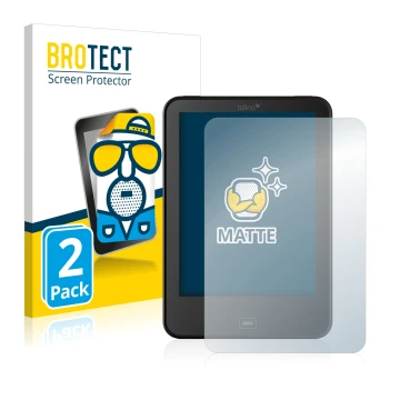 Vorderseite einer Produktverpackung mit dem Markenlogo BROTECT. Daneben ist das Gerät Tolino Vision 3 HD mit dem zugehörigen D