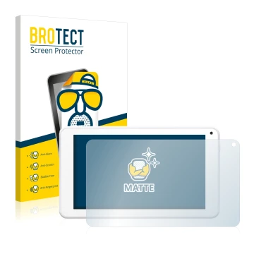 Vorderseite einer Produktverpackung mit dem Markenlogo BROTECT. Daneben ist das Gerät BigBen Unity Tab 7 mit dem zugehörigen D