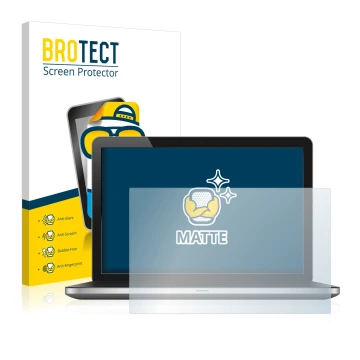 Vorderseite einer Produktverpackung mit dem Markenlogo BROTECT. Daneben ist das Gerät mit dem zugehörigen Displayschutz abgebi