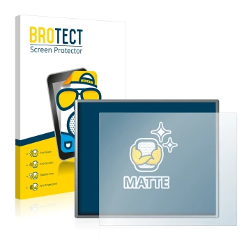 Vorderseite einer Produktverpackung mit dem Markenlogo BROTECT. Daneben ist das Gerät Siemens Simatic HMI KTP 400 Basic mit de