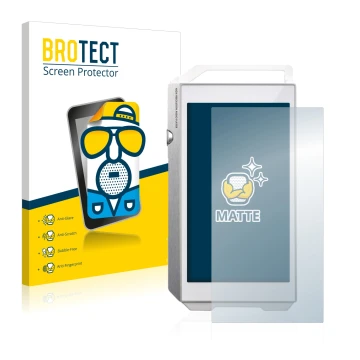 Vorderseite einer Produktverpackung mit dem Markenlogo BROTECT. Daneben ist das Gerät Pioneer XDP-100R mit dem zugehörigen Dis